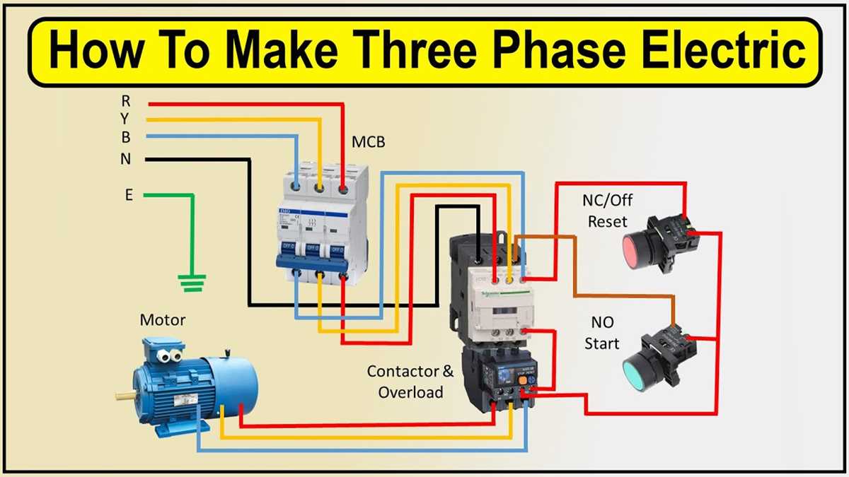 230v 3 phase motor wiring diagram