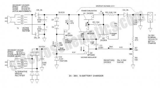 24 volt battery charger wiring diagram