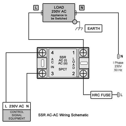 240v solid state relay wiring diagram