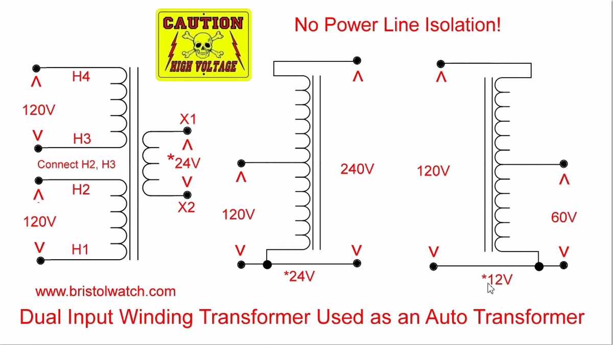 240v transformer wiring diagram