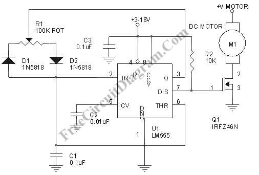 24v dc motor speed controller circuit diagram