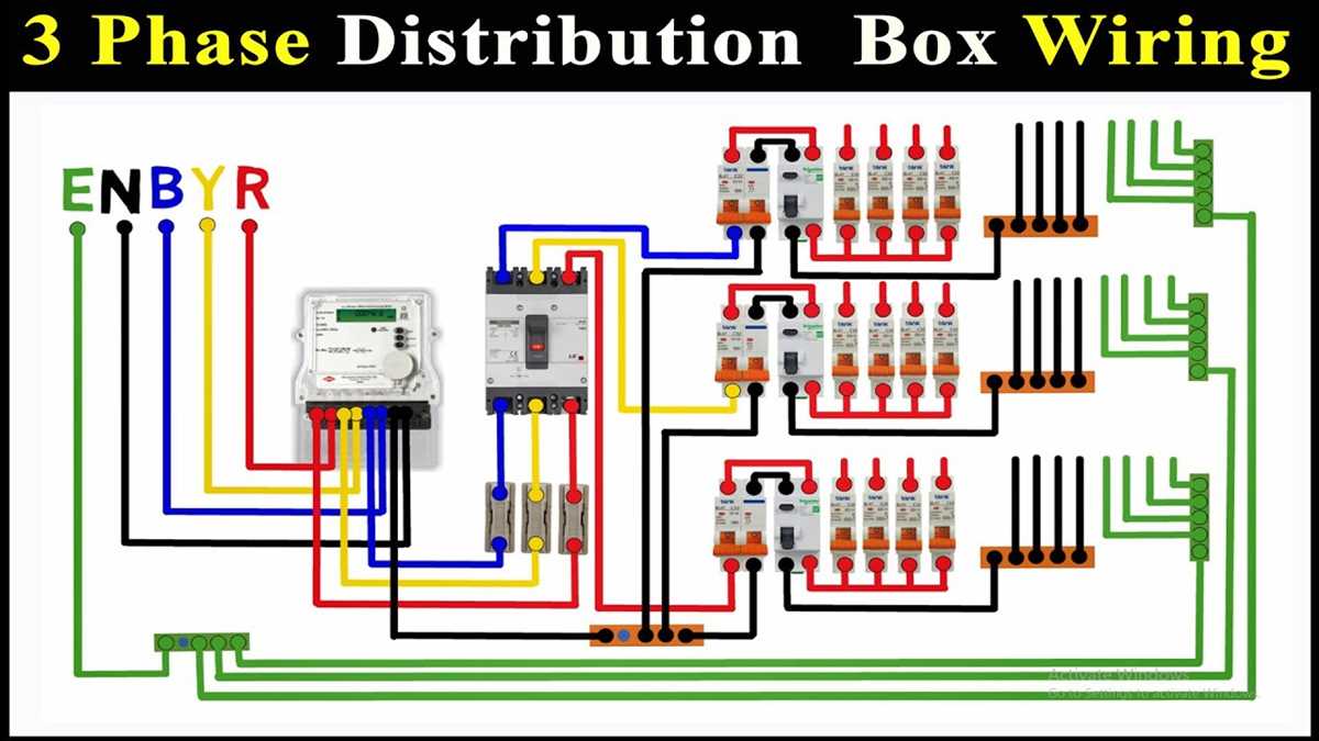 3 phase circuit breaker diagram