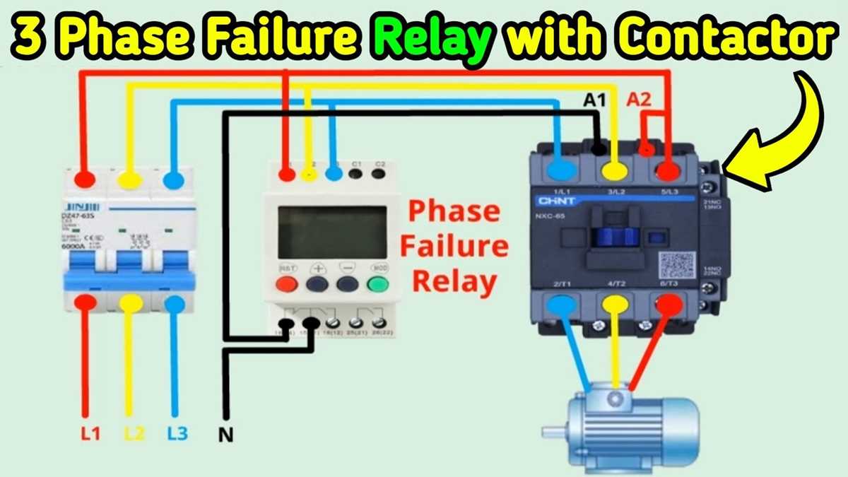 3 phase monitoring relay wiring diagram