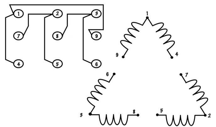 3 phase two speed motor wiring diagram