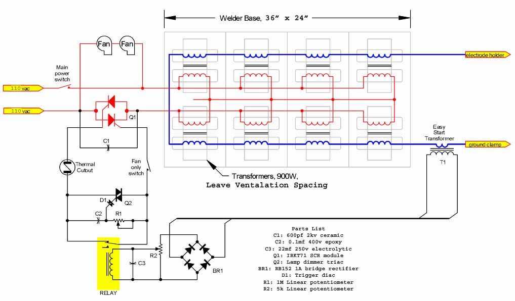 3 phase welding machine wiring diagram