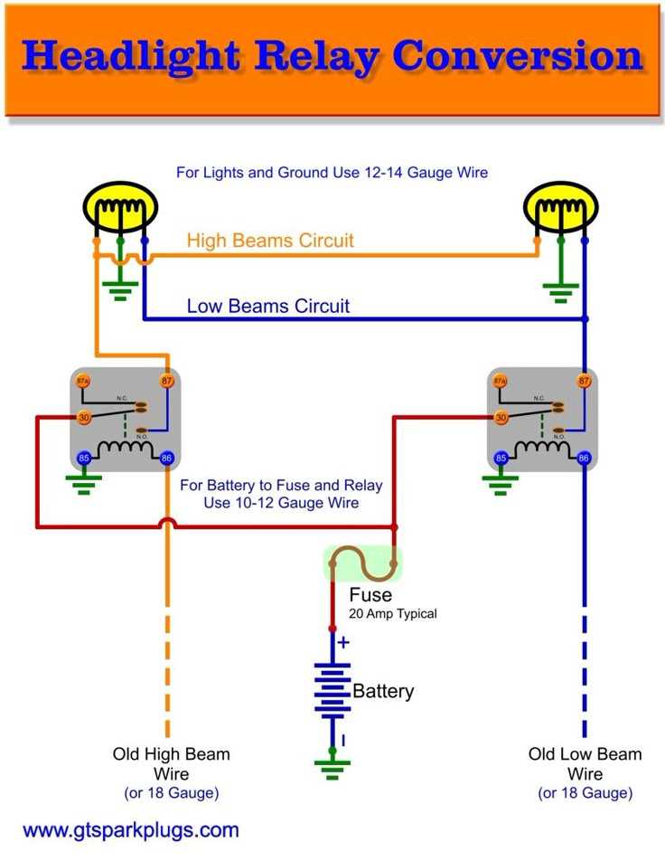 3 pin headlight wiring diagram