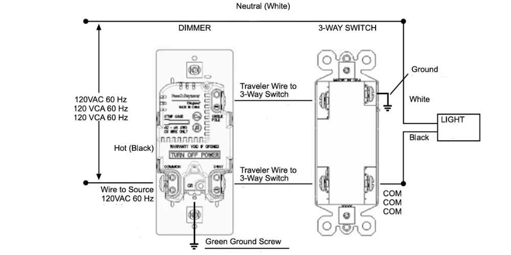3 way switch single pole wiring diagram