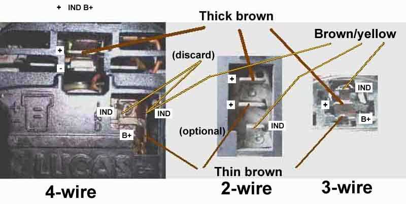 3 wire alternator wiring diagram 3 wire alternator wiring diagram