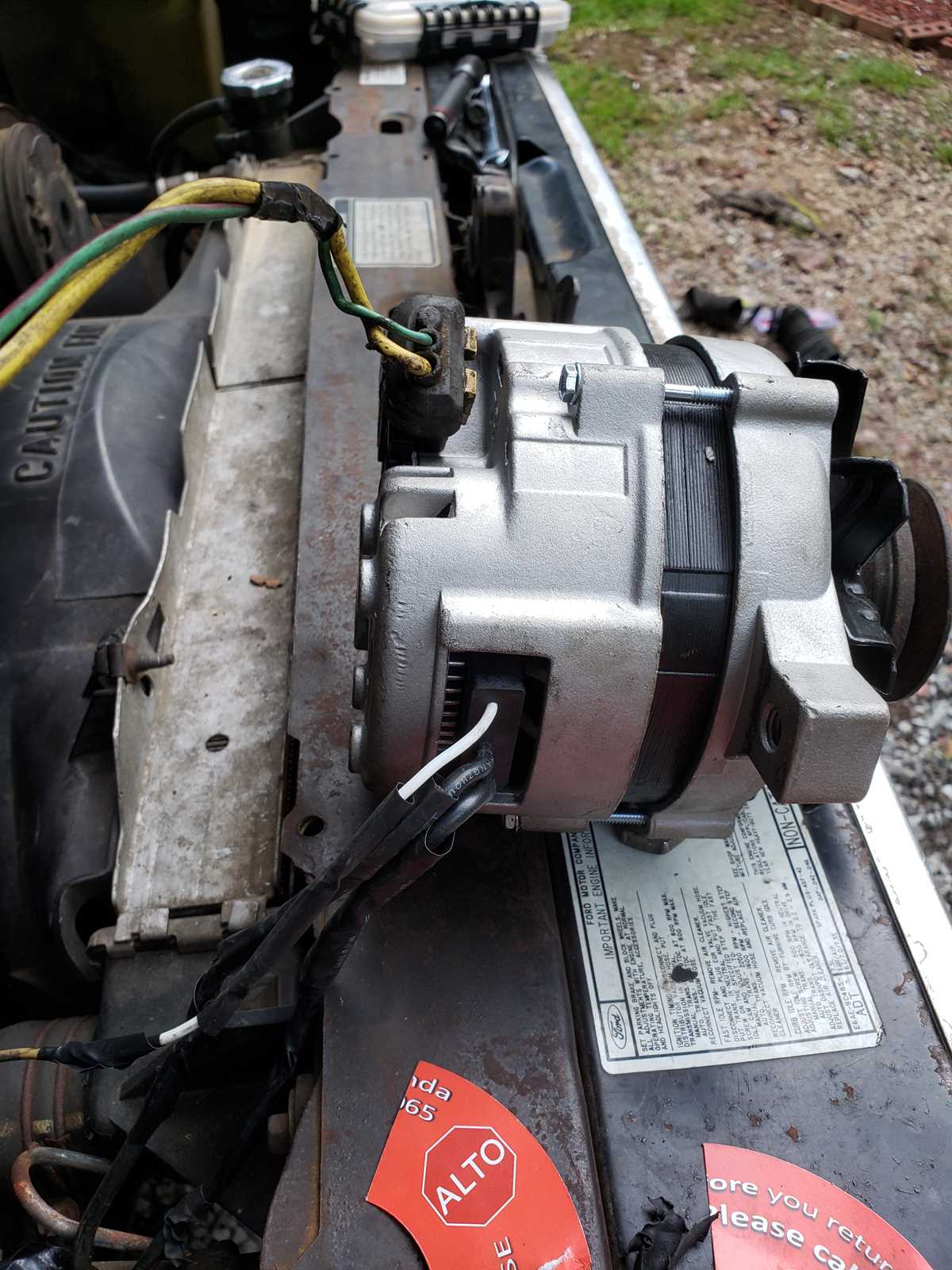 3 wire ford alternator wiring diagram