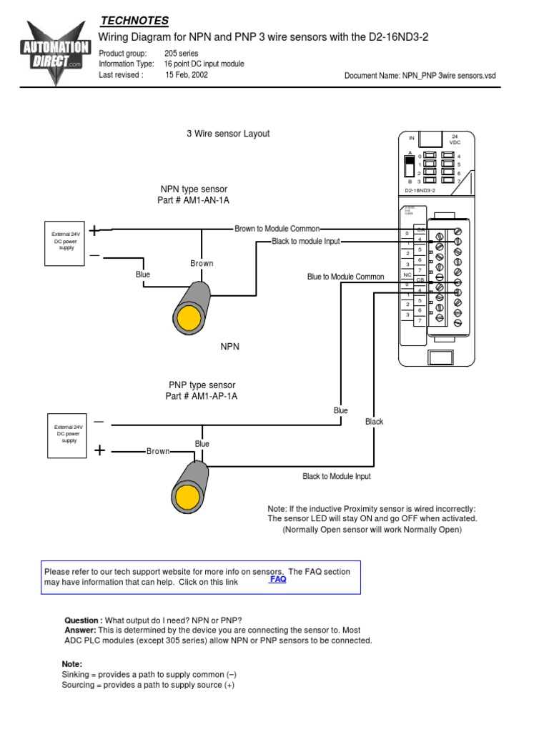 3 wire proximity switch wiring diagram
