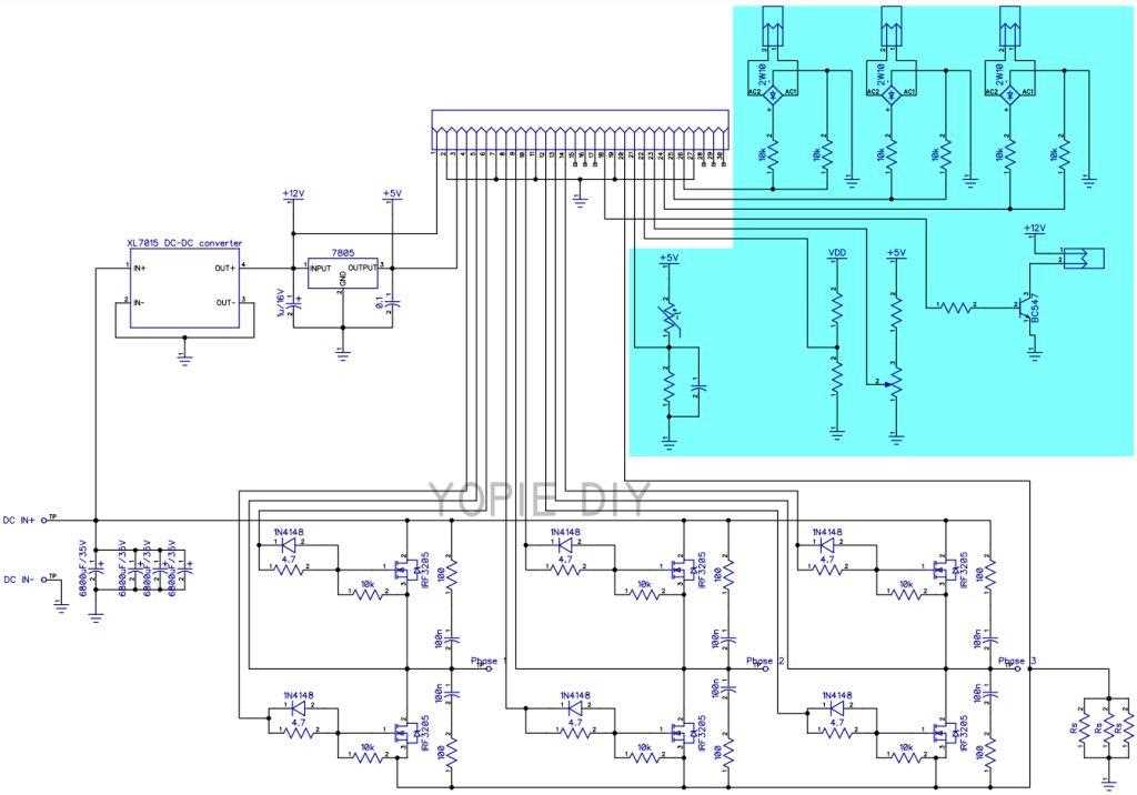 3 phase inverter circuit diagram 3 phase inverter circuit diagram
