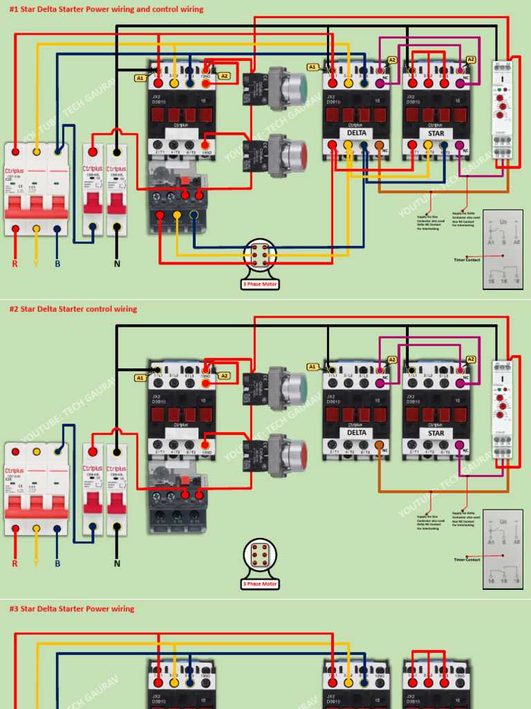 3 phase starter wiring diagram 3 phase starter wiring diagram