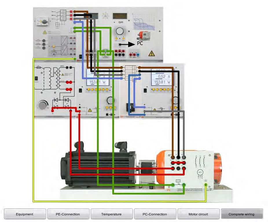 3 phase synchronous motor circuit diagram