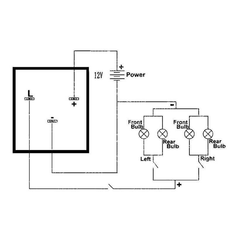 3 pin electronic flasher relay wiring diagram