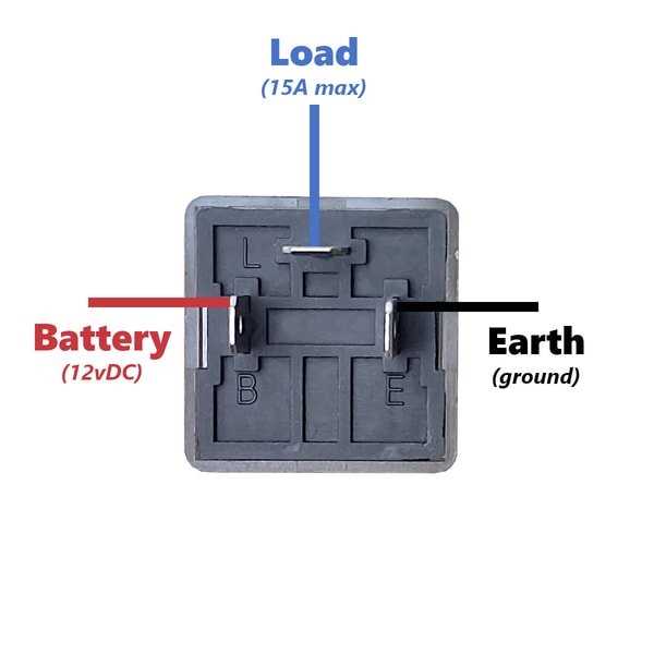 3 pin electronic flasher relay wiring diagram