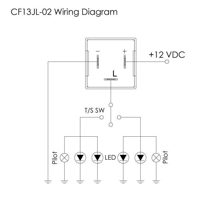 3 pin flasher wiring diagram