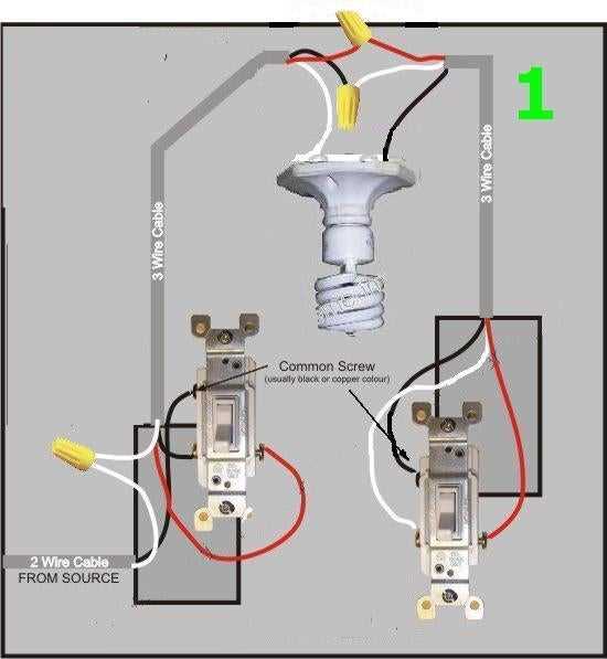 3 way ceiling fan switch wiring diagram