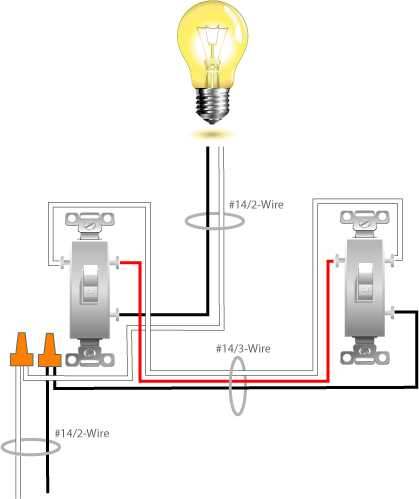3 way light switch wiring diagram