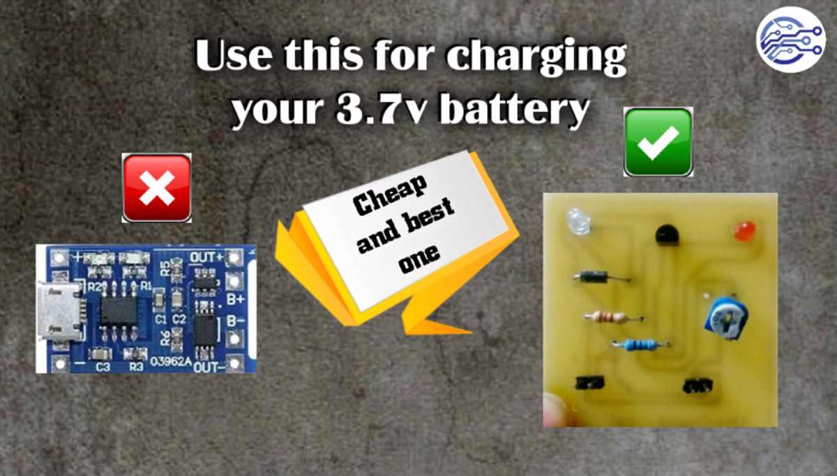 3.7 v battery charger circuit diagram