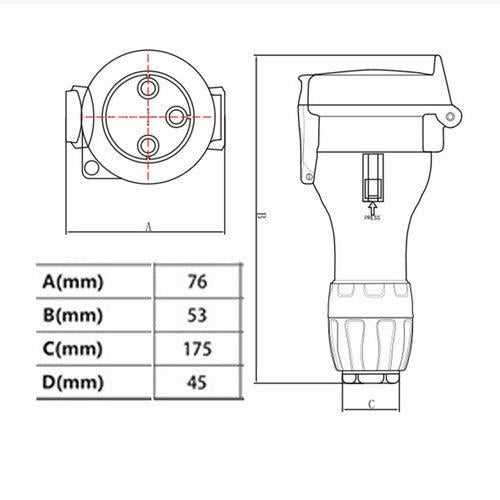 32 amp 3 pin plug wiring diagram