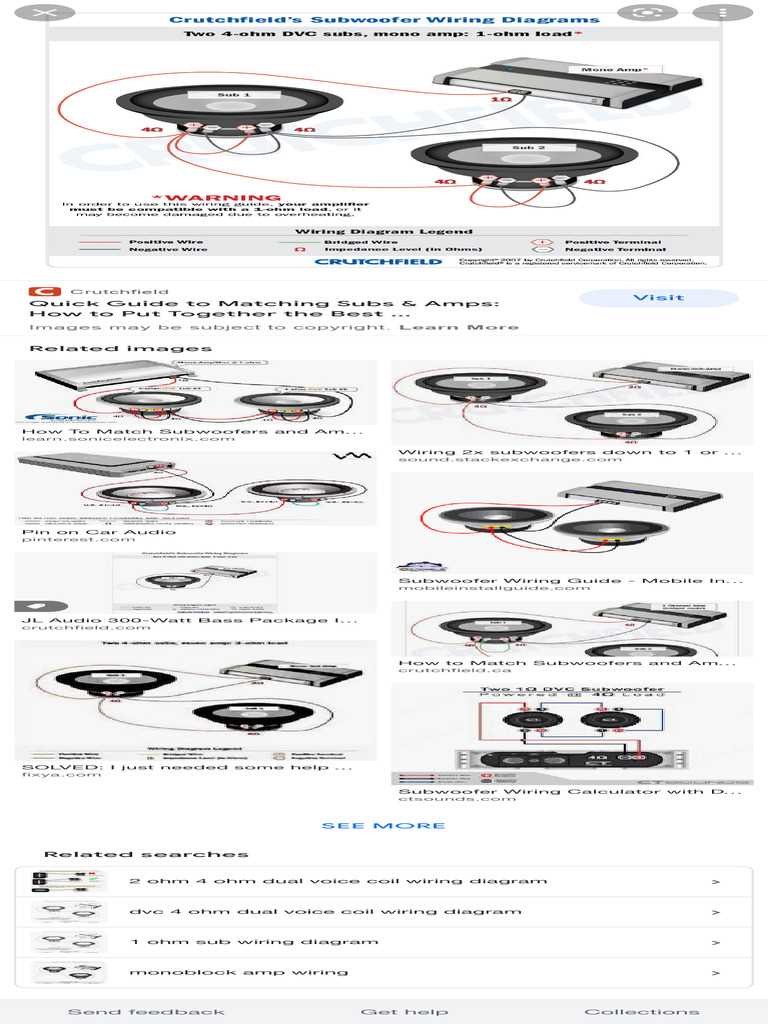 4 subwoofer wiring diagram