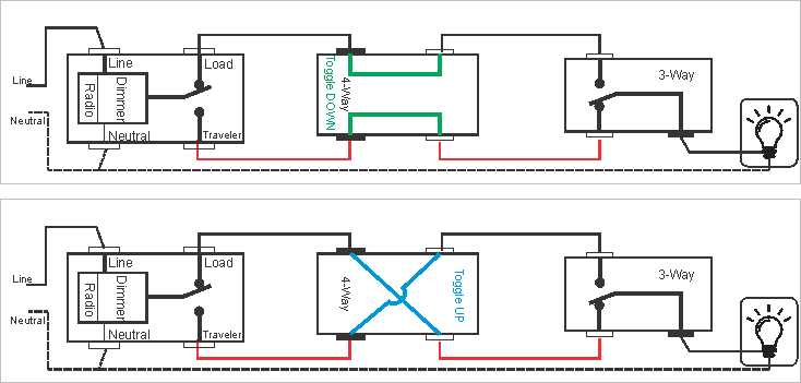 4 way schematic diagram
