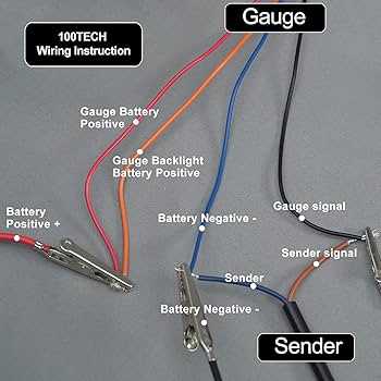 4 wire fuel gauge wiring diagram