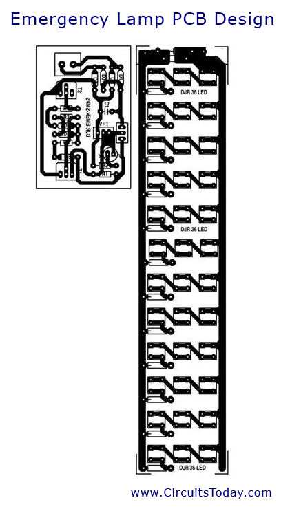 4v rechargeable emergency light circuit diagram
