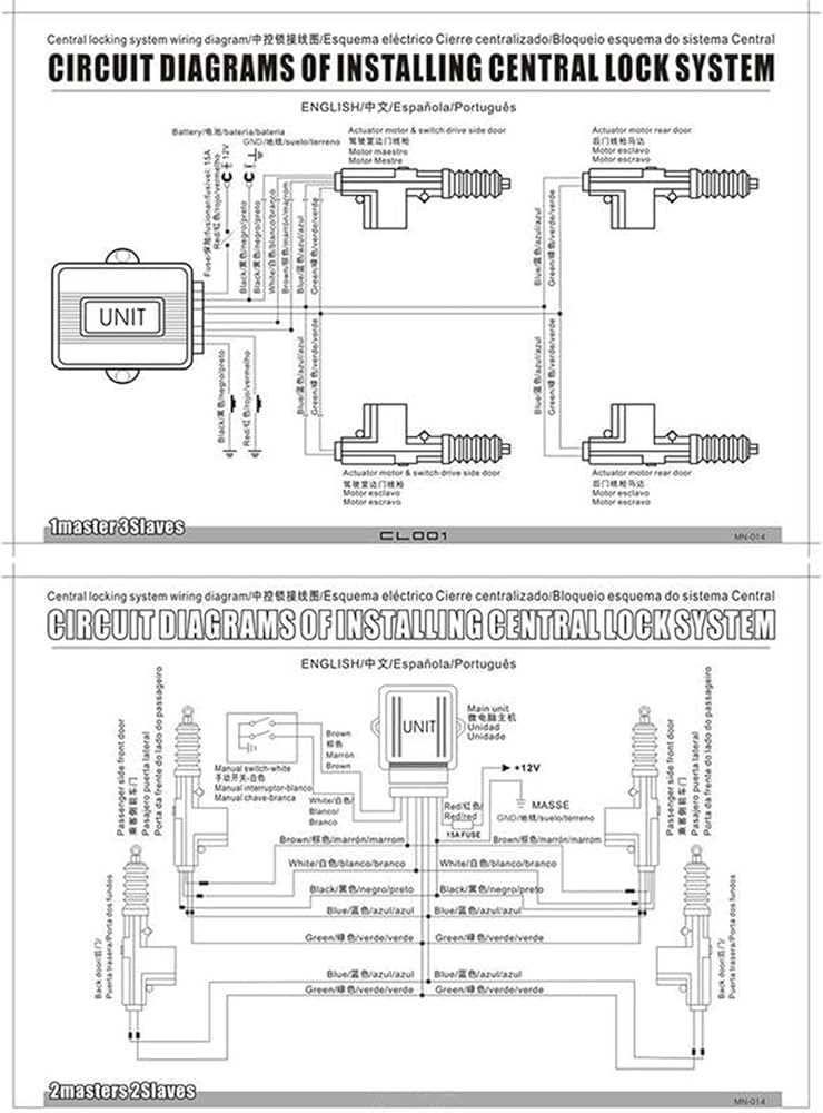 5 wire door lock actuator wiring diagram