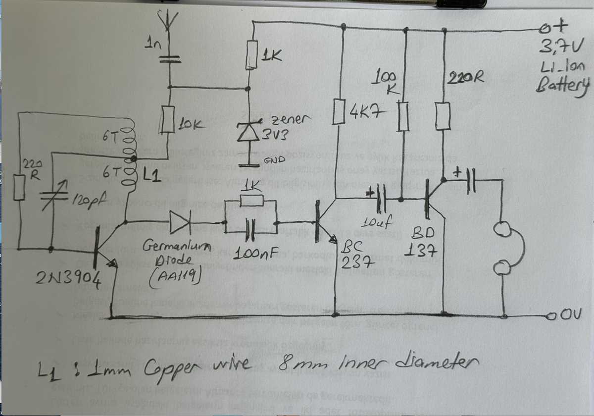 5 band radio circuit diagram