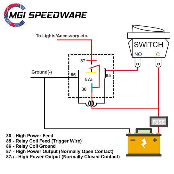 5 pin relay circuit diagram 5 pin relay circuit diagram