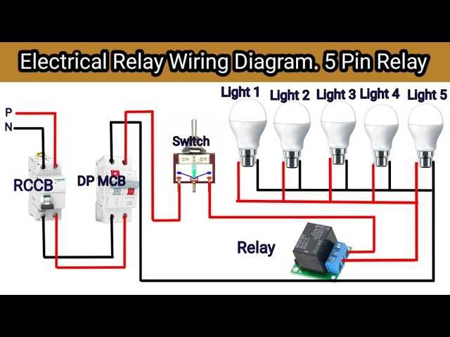 5 pin relay wiring diagram with switch