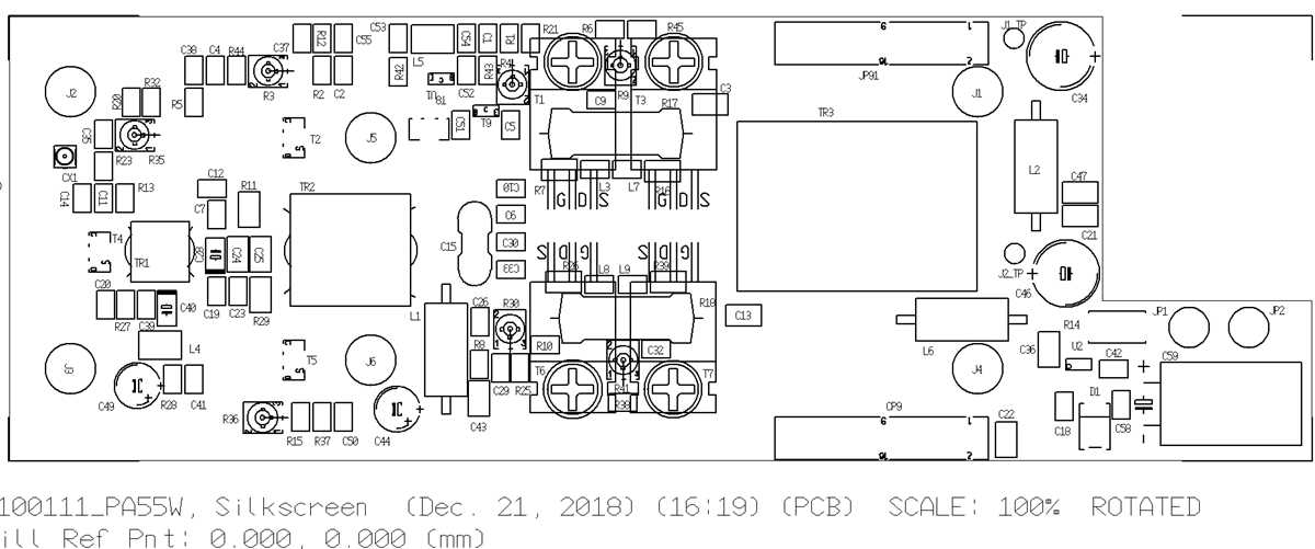 50 watts amplifier schematic diagram