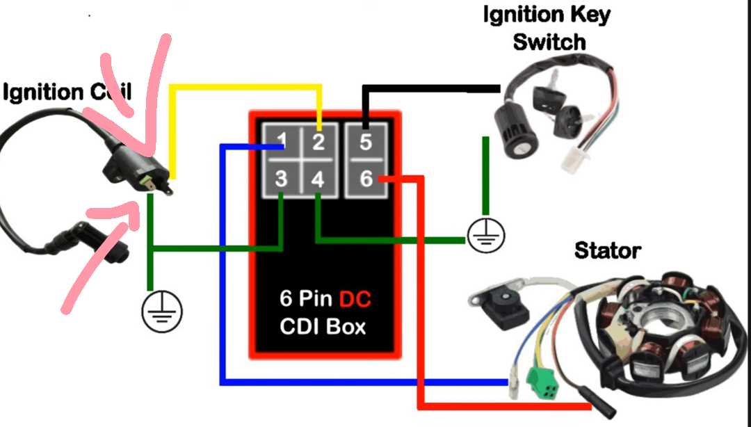 6 pin dc cdi wiring diagram