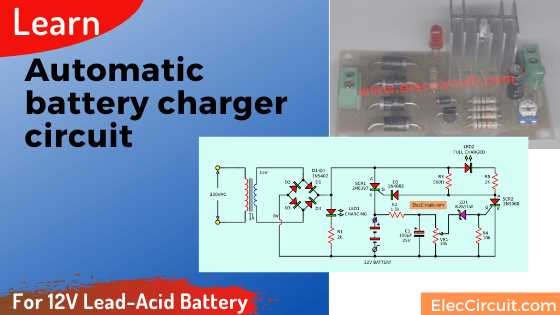 6v 4.5 ah battery charger circuit diagram