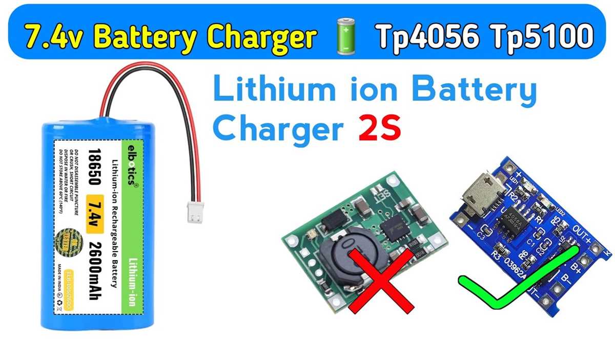 7.4v li ion battery charger circuit diagram