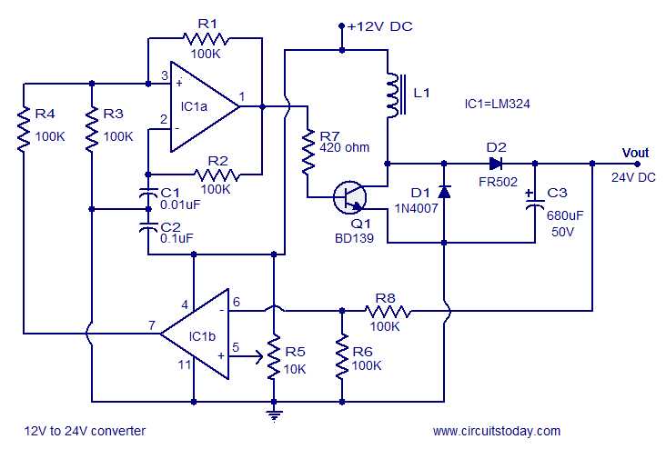 72v dc to 12v dc converter circuit diagram 72v dc to 12v dc converter circuit diagram