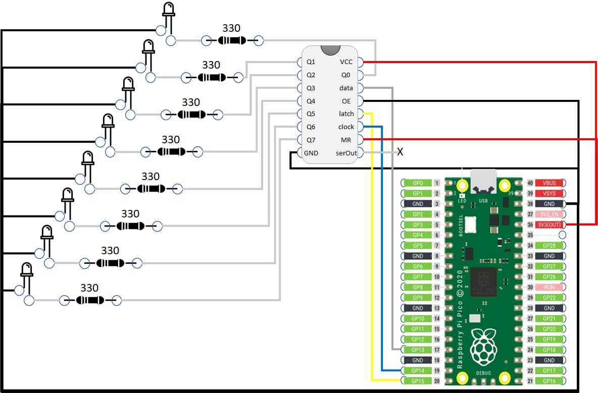 74hc595 circuit diagram 74hc595 circuit diagram