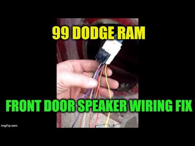 98 dodge ram radio wiring diagram