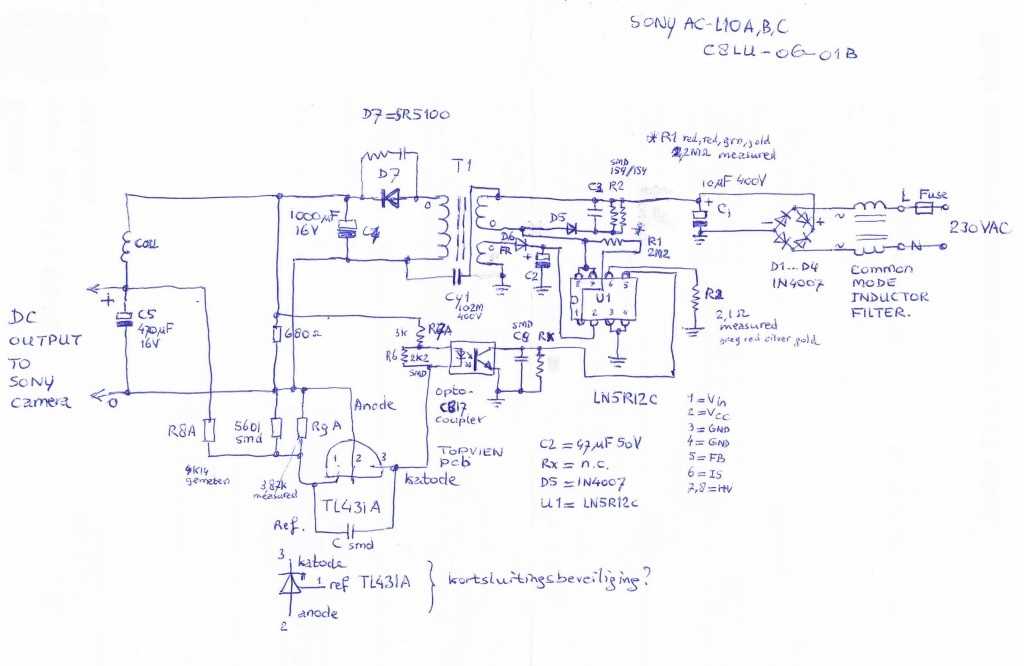 ac adapter circuit diagram