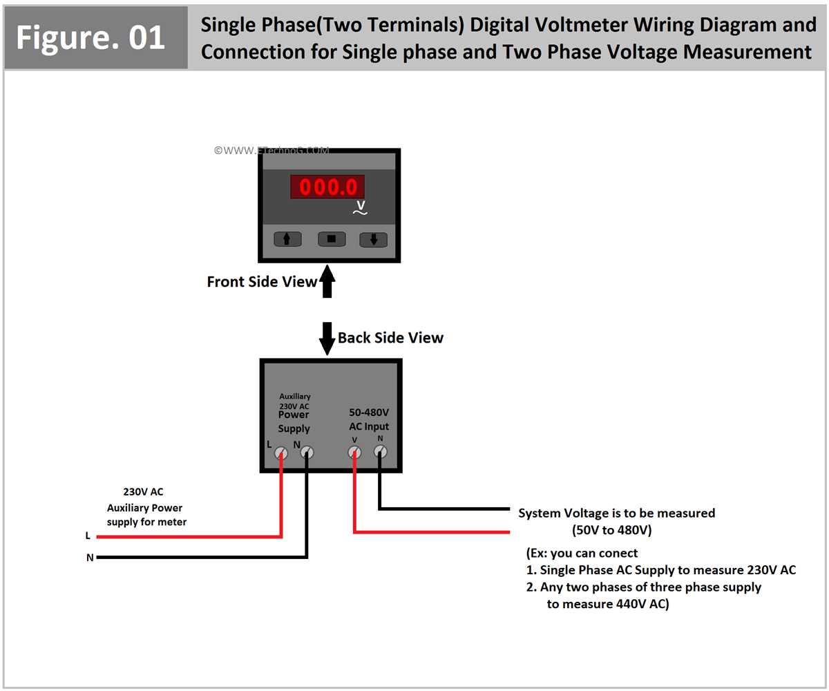 ac digital voltmeter circuit diagram ac digital voltmeter circuit diagram