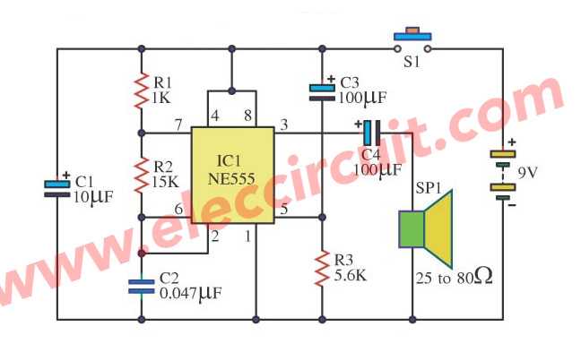 ac doorbell circuit diagram