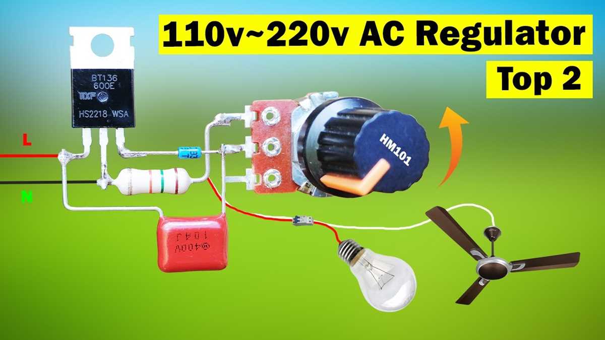 ac fan speed controller circuit diagram