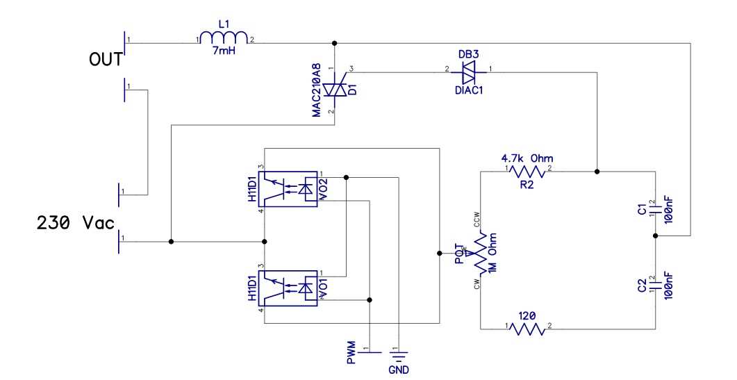 ac motor speed control schematic diagram