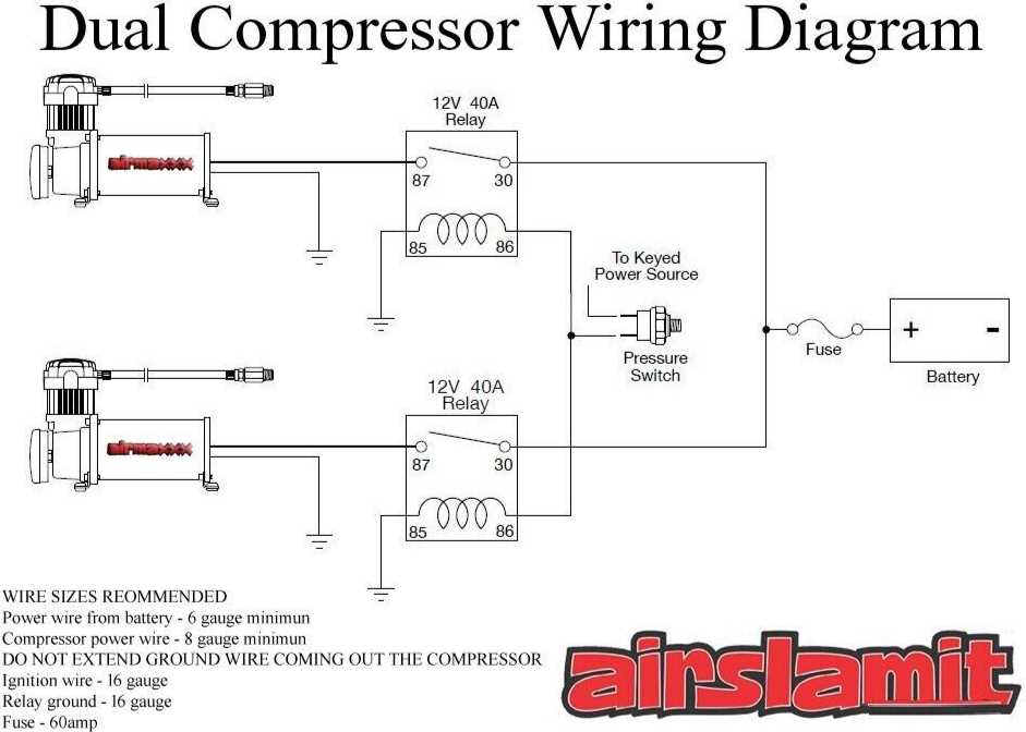 air compressor circuit diagram
