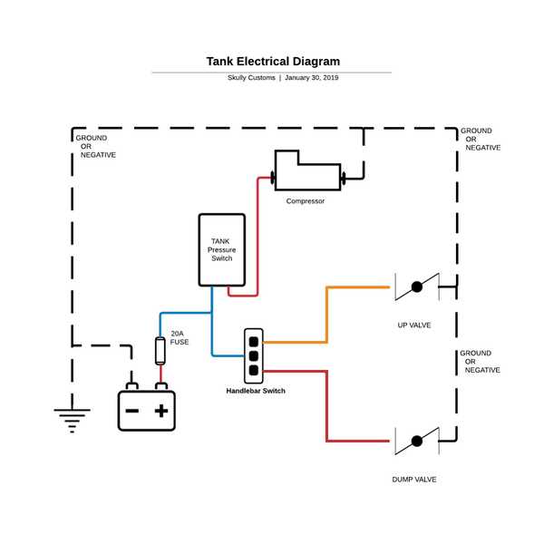 air ride suspension wiring diagram