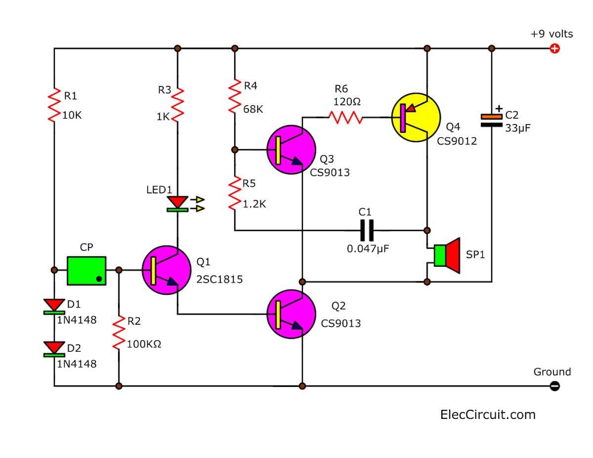 alarm circuit diagram
