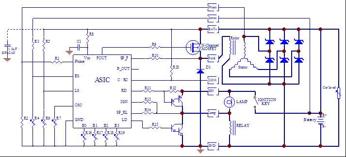 alternator avr circuit diagram