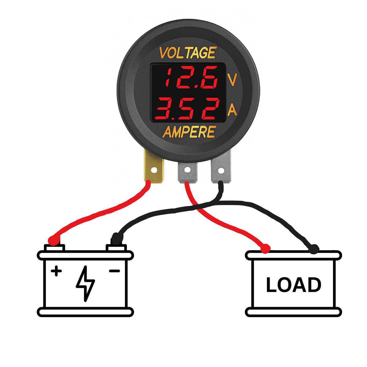 ammeter wiring diagram