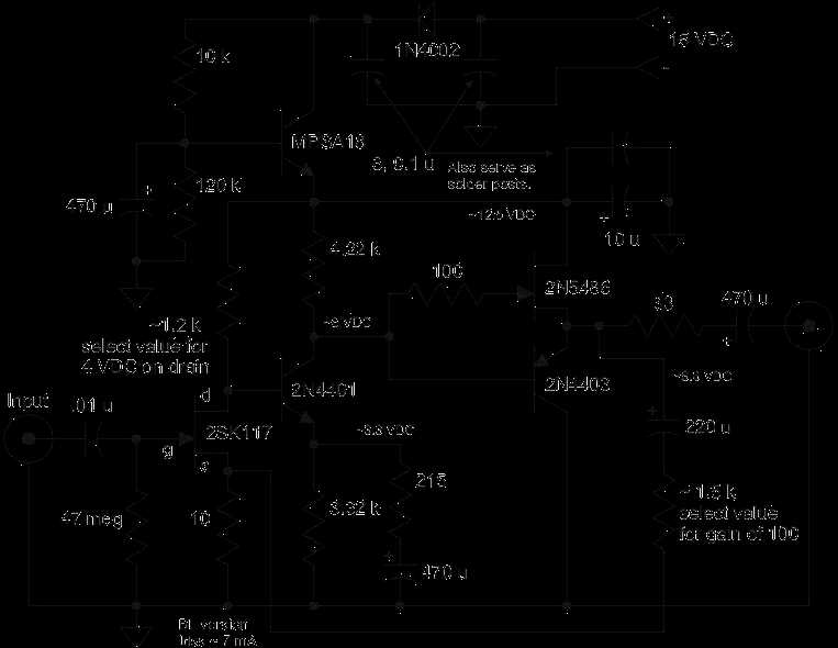 audio distribution amplifier schematic diagram